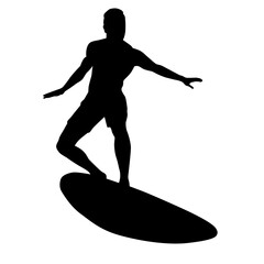 Surfer Silhouette