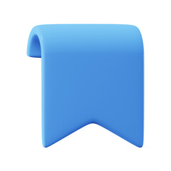 Bookmark icon 3D rendering