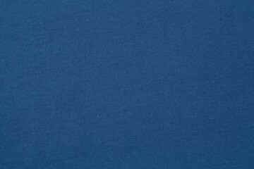 Close up of Blue colour cotton fabric tartare background