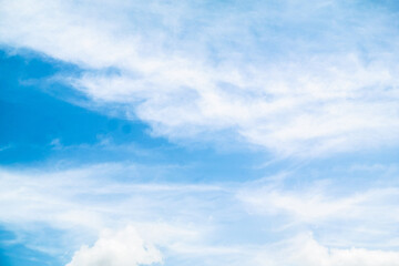 blue sky with clouds