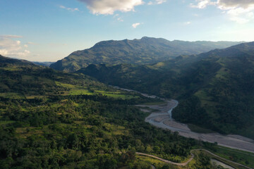 Fototapeta premium Mountains in the Lengupá Region in Boyacá, Colombia