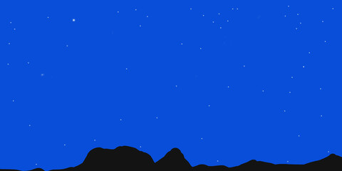 sky over the mountains