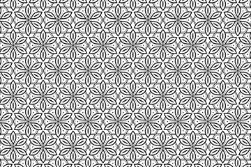 Abstract geometric vector seamless pattern. Repeating geometric shapes.