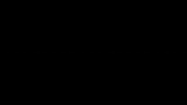 Animated video with alpha channel showing a transparent background when the grenada flag curtain opens