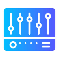 equalizer gradient icon