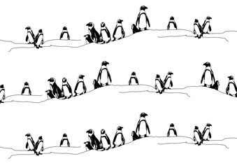 Fototapeta na wymiar ペンギン
