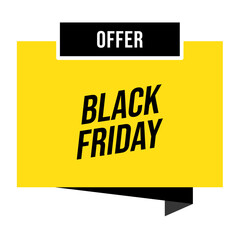 black friday offer board icon