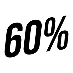 60% icon