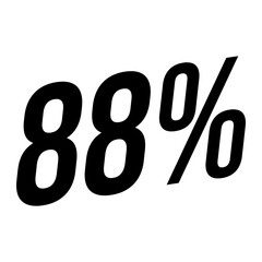88% icon