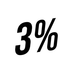 3% icon
