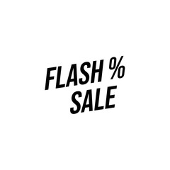  flash sale text icon outline