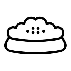 pet food Icon Outline