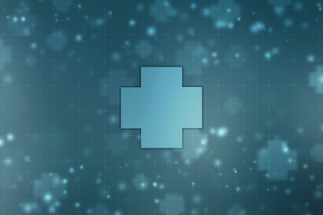 Obraz premium Medical and Health care concept background, Medical Science, Biotechnology concept background