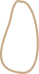 abstract boho outline doodle 
