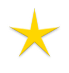 golden star icon transparent