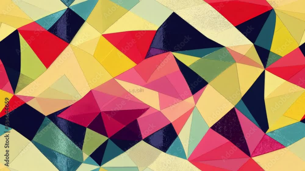 Poster set of cute bright seamless looping animations. render bright design. abstract seamless looping geom