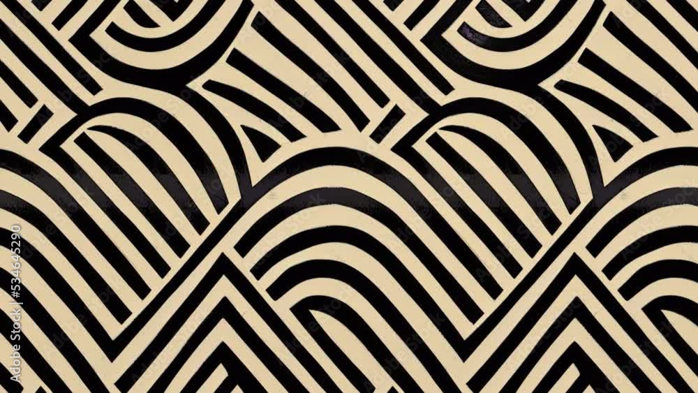 Poster collection seamless looping animations with variety abstract shapes. backgrounds with ink and marker