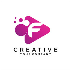 Dots Letter E Logo Design Vector Template