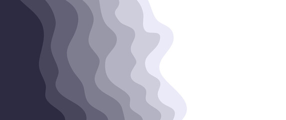 Abstract wavy waves vector design template, wavy shapes, wavy background. Can be used for elements, vector design asset, decoration, component.