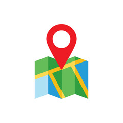 map icon , pin icon vector