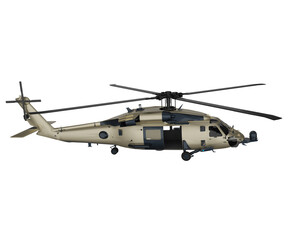 3d rendering military combat helicopter