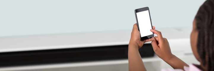 Girl Using Smart Phone