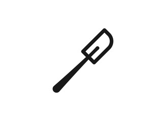 kitchen spatula icon. eps 10,
