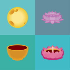 loy krathong, icon collection