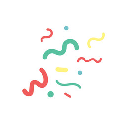 colorful confetti 