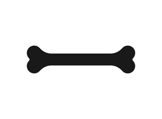 bone icon. dog food symbol flat vector illustrator.