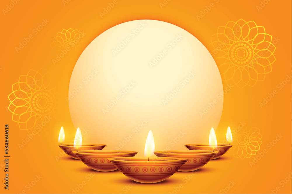 Canvas Prints traditional diwali background with image or text space