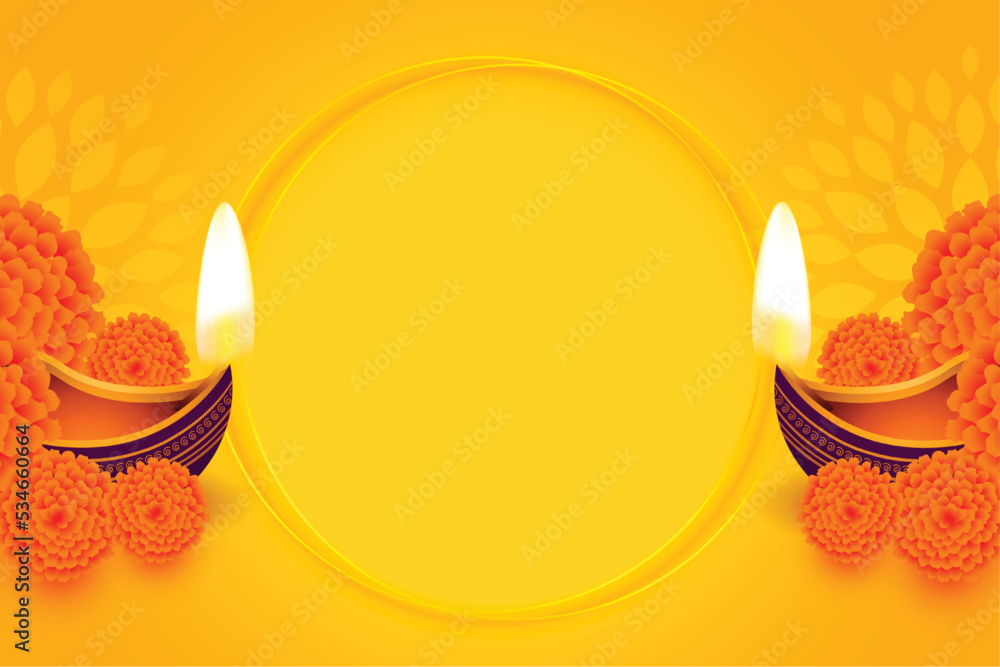 Canvas Prints decorative diwali festival background with image or text space