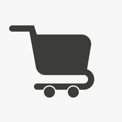 Shopping Cart Icon Vector Template For Web, Computer And Mobile App