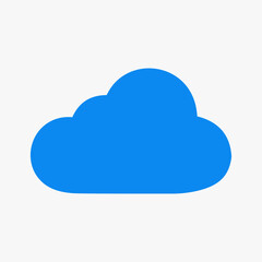 Cloud Icon Vector Template For Web, Computer And Mobile App