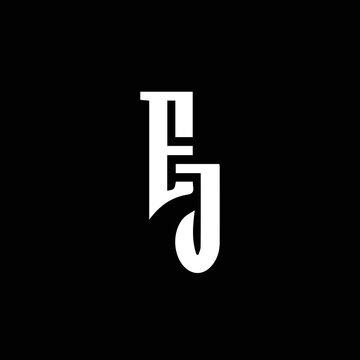 EJ EJ Logo Design, Creative Minimal Letter EJ EJ Monogram