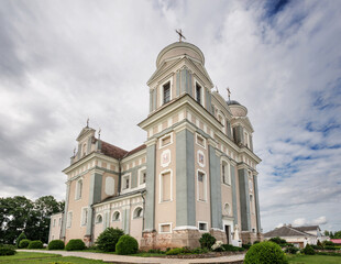 Fototapeta premium Catholic church of St. Tadeusz in the village of Luchay
