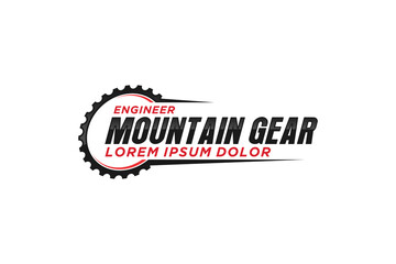 Cog gear automotive factory engineering logo design 