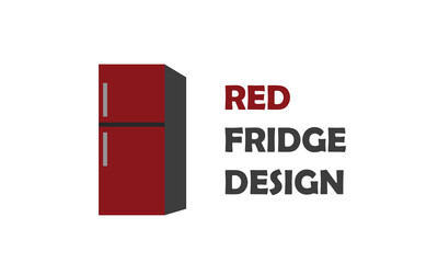 RED FRIDGE DESIGN MODERN STYLE