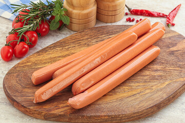 Boiled Pork sausages for brakfast