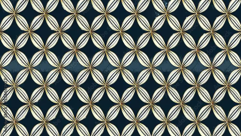 Aufkleber abstract geometric animation with lines, rhombuses a seamless looping background