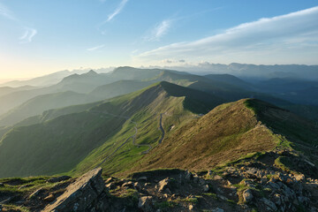 Monte Ori ascent (2,017m) from the port of Larrau, Pyrenean mountain range, Navarra, Spain.