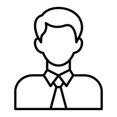Employee Line Icon