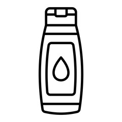 Shampoo Line Icon