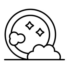 Dish Washing Line Icon