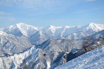 Obraz premium 冬の谷川岳