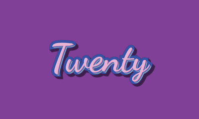 Editable 3D Text Effect Style Vector