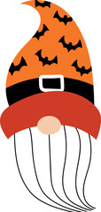 Halloween Hand Drawn Gnome Cartoon