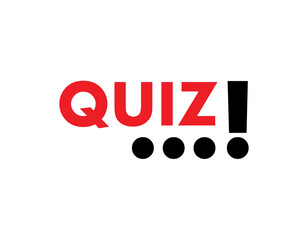 quiz time with cool font	