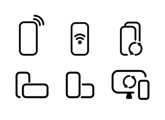 Icon set Phone mode