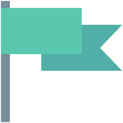 Flag Colored Vector Icon